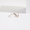 Rose Plain Arrow Ring