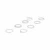 Diamond Cut Twist Ring 8-Pack