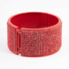 Red Statement Clamp Bracelet