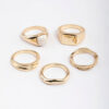 Organic Shape & Signet Ring Pack
