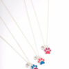 Kids Glitter Paw Necklace Pack