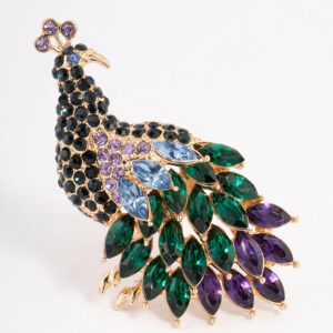 Sparkly Peacock Ring