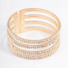 Four Row Cuff Bangle