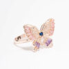 Rose Cute Butterfly Ring