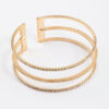 Textured Triple Row Bangle