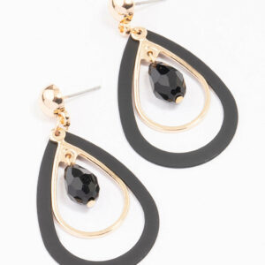 Cut Out TearBeaded Earrings