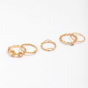 Twisted Flower Ring Pack