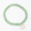 Green Aventurine Evil Eye Charm Bracelet