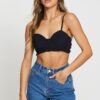 Black Crop Bralette