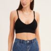Black Crop Top Seamless