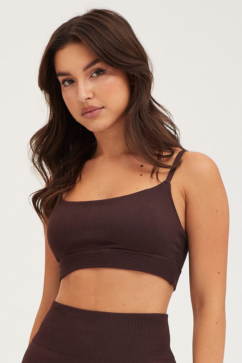 Brown Bralette Seamless - Image 3