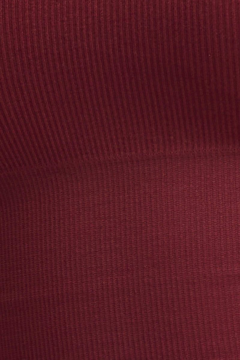 Red Crop Singlet Top Seamless - Image 6