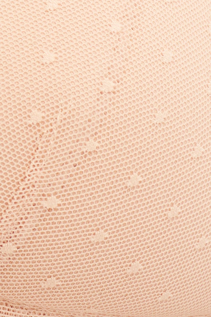 Beige Mesh Bralette - Image 6